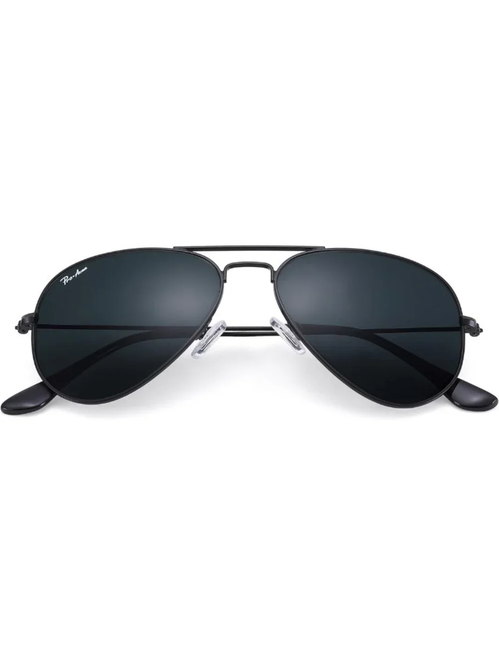 Stylish Small Aviator Sunglasses 55mm Metal Frame UV400 Protection, Trendy